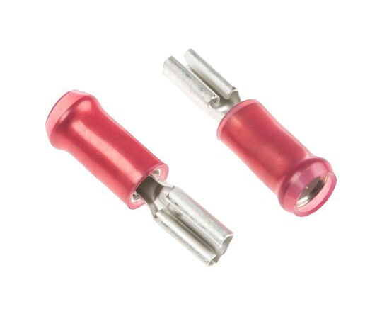TE　Connectivity ファストン端子 メス PIDG FASTON .110 シリーズ メス 2.79 x 0.79mm 22AWG to 16AWG 1袋（50個入） 165566-2 1袋(50個入)