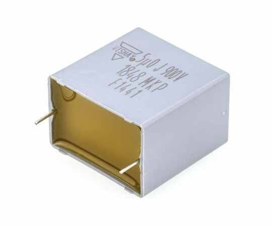 VISHAY ポリプロピレンフィルムコンデンサ 900V dc 5μF ±5％ 1セット（65個入） MKP1848550094K2 1セット(65個入)