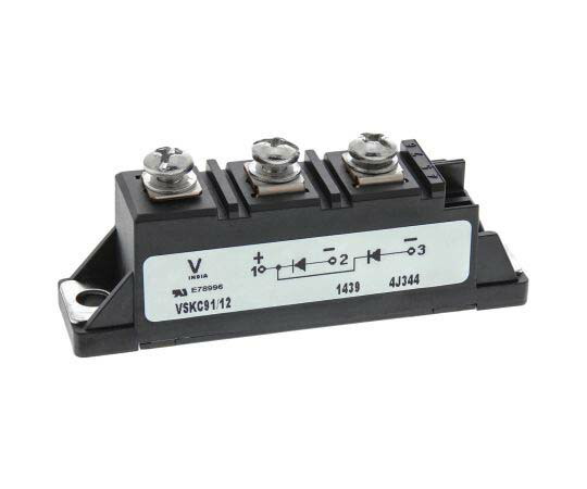 VISHAY 整流ダイオード　コモンカソード　100A　1200V　パネルマウント　3-Pin　TO-240AA VS-VSKC91/12 1個