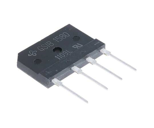 VISHAY 整流用 ブリッジダイオード 単相 3.5A 800V 4-Pin GSIB-5S 1セット（20個入） GSIB1580-E3/45 1セット(20個入)