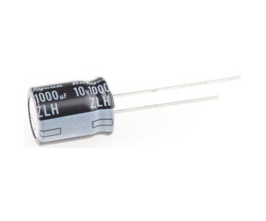 Ruby-con 電解コンデンサ 1000μF 10V dc 1箱（1000個入） 10ZLH1000MEFC10X12.5 1箱(1000個入)
