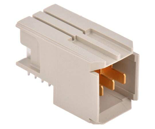 TE　Connectivity バックプレーンコネクタ オス 3 極 1 列 ライトアングル 1セット（48個入） 5-5223961-1 1セット(48個入)