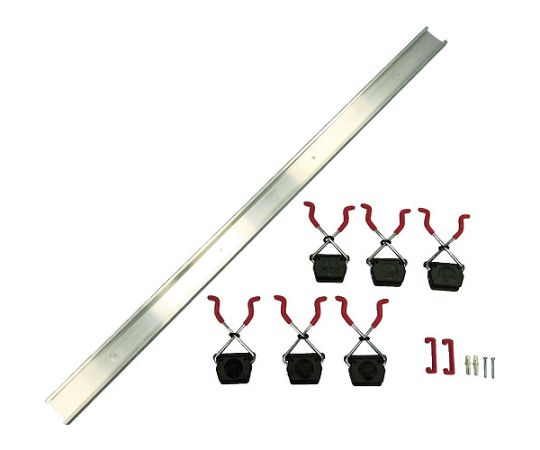 ユタカメイク ツールホルダー　レールセット　レール75cmホルダー5個 TH-S755 1セット(6個入)