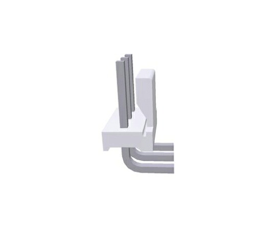 TE　Connectivity 基板接続用ヘッダ MTA-156シリーズ 3極 3.96mm 1列 ライトアングル 1袋（1250個入） 640387-3 1袋(1250個入)