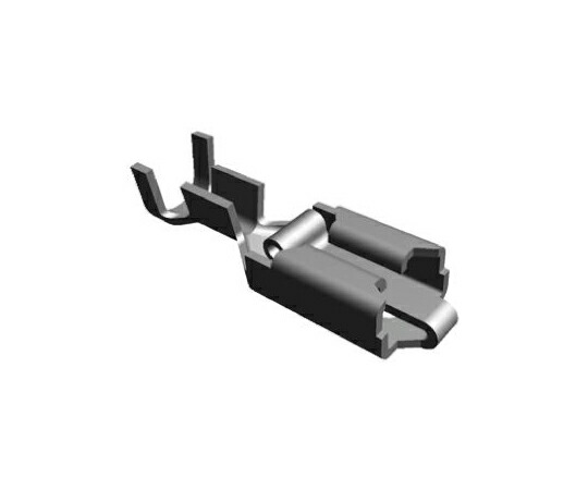 TE　Connectivity ファストン端子 メス Positive Lock .250 Mk I シリーズ メス 6.35 x 0.81mm 18AWG to 14AWG 1セット（1500個入） 63812-1 1セット(1500個入)