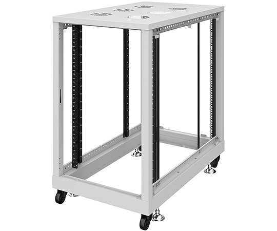 【大型直送商品】サンワサプライ 19インチサーバーラック　パネルなし　18U CP-SVN1810NPGYN 1台