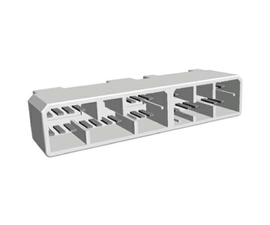 TE　Connectivity 基板接続用ソケット Multilock 070 シリーズ 30 極 2 列 ストレート スルーホール 1セット（30個入） 1-174961-1 1セット(30個入)