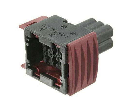TE　Connectivity 自動車用コネクタ Junior Power Timerシリーズ 6極 メス 黒 ケーブルマウント 1箱（528個入） 1-963212-1 1箱(528個入)