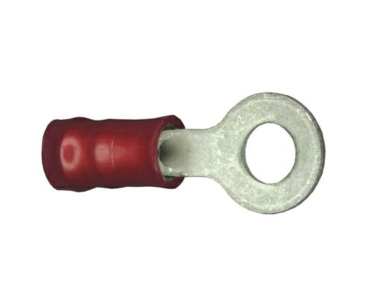 TE　Connectivity 絶縁 丸形圧着端子 PIDGシリーズ 内径：4.34mm スタッド径：M4 （#8） 赤 22AWG 1箱（1000個入） 32835 1箱(1000個入)