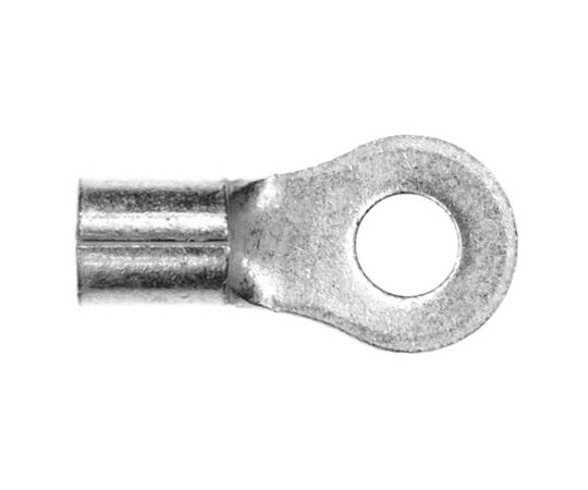 TE　Connectivity 非絶縁 丸形圧着端子 Budgetシリーズ 内径：4.34mm スタッド径：M4 （#8） 12AWG 1箱（500個入） 31113 1箱(500個入)