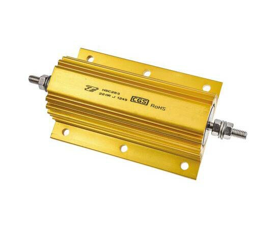 TE　Connectivity 大電力用 メタルクラッド抵抗器 250W 220Ω ±5％ 1箱（2個入） HSC250220RJ 1箱(2個入)