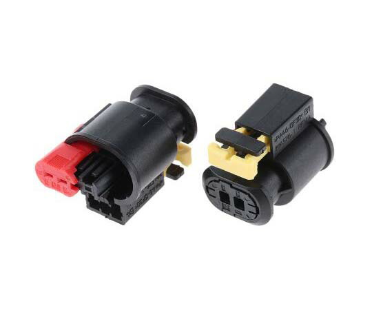 TE Connectivity 四輪車用繋ぎ Sensor Flat Contact Systemつづき物 2極 刃針 黒 1袋（800個入） 284556-1 1袋(800個入) 医薬品・コンタクト・介護-その他-治療機器