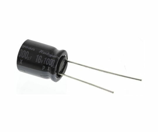 Ruby-con 電解コンデンサ 1000μF 16V dc 1箱（1000個入） 16PX1000MEFC10X12.5 1箱(1000個入)