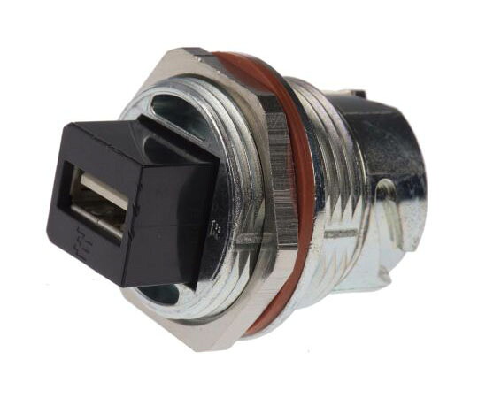TE　Connectivity USBコネクタ　（タイプB） 　USB2.0 　メス 　ポート数：1 2058365-1 1個