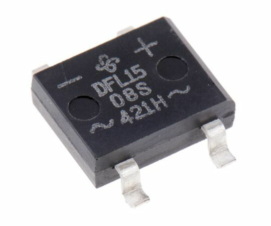 VISHAY 整流用 ブリッジダイオード 単相 1.5A  800V  4-Pin DFS 1セット（1500個入） DFL1508S-E3/77 1セット(1500個入)