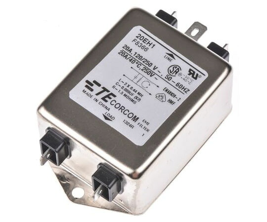 TE Connectivity RFI水漉し 単相 20A シャーシーマウント 1袋（12個入） 3-1609037-8 1袋(12個入) 医薬品・コンタクト・介護-その他