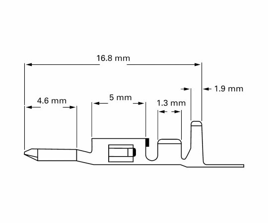 TE　Connectivity 端子 バリューロック メス 圧着 1セット（3500個入） 794956-1 1セット(3500個入)
