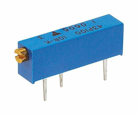 VISHAY 半固定抵抗器 100Ω  0.5W 側面調整 20 スルーホール 1箱（200個入） M43P101KB40 1箱(200個入)