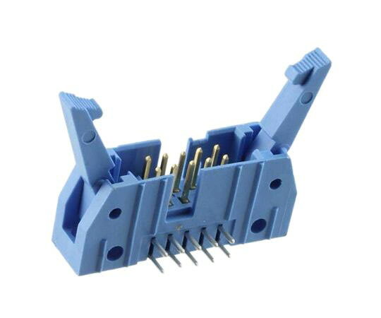 TE　Connectivity 基板接続用ヘッダ アンプラッチ 10極 2.54mm 2列 ライトアングル 1セット（72個入） 2-5499141-1 1セット(72個入)