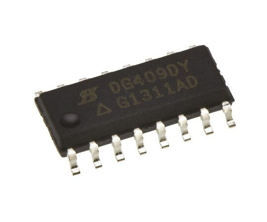 VISHAY デュアル4 x 1 マルチプレクサ 3～16 V 16-Pin SOIC 1セット（50個入） DG409LEDY-GE3 1セット(50個入)