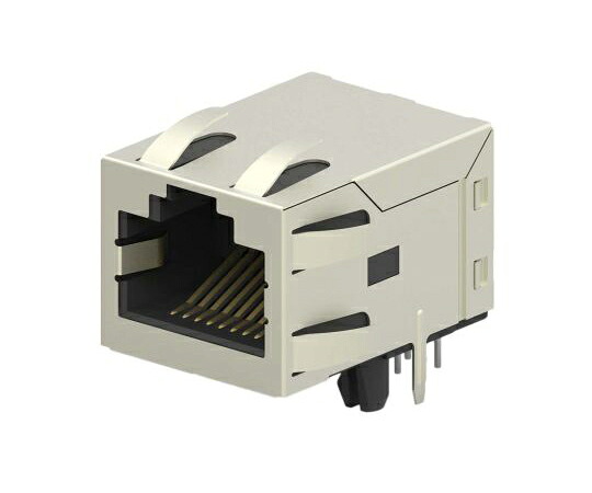 TE　Connectivity RJ45ソケット 8極 Cat6 ライトアングル PCBマウント メス RJ45モジュラジャック 1セット（80個入） 2301994-2 1セット(80個入)