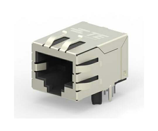 TE　Connectivity RJ45ソケット 8極 Cat6 ライトアングル PCBマウント メス RJ45モジュラジャック 1セット（80個入） 2301994-7 1セット(80個入)