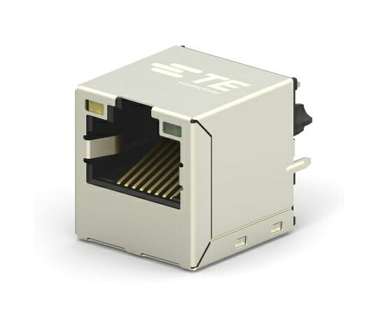 TE　Connectivity RJ45ソケット 8極 Cat6 垂直 PCBマウント メス RJ45モジュラジャック 1セット（80個入） 2301995-3 1セット(80個入)