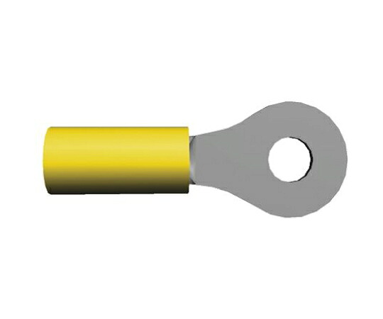 TE　Connectivity 絶縁 丸形圧着端子 PIDGシリーズ 内径：5.25mm スタッド径：M5 黄 12AWG to 10AWG 1袋（500個入） 130203 1袋(500個入) 68,053円