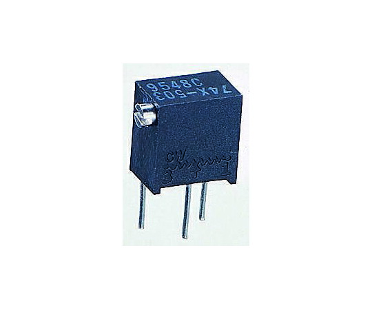 VISHAY 半固定抵抗器 100kΩ 0.25W 側面調整 14 （電気的）、15 （機械的） スルーホール 1セット（50個入） T63XB104KT20 1セット(50個入)