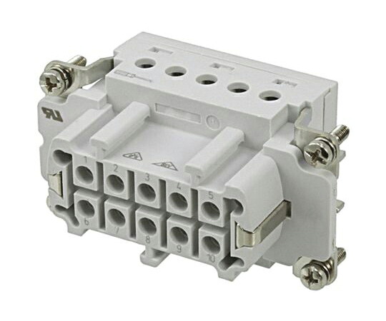 TE　Connectivity ヘビーデューティパワーコネクタキット　HE　シリーズ　メス　10極　16A　400　V　4 1-1103637-1 1個