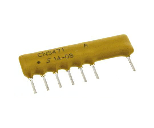 VISHAY ネットワーク抵抗器　9　kΩ　9　MΩ　90　kΩ　100　Ω　900　kΩ　900　Ω　素子数：6 CNS471A6 1個