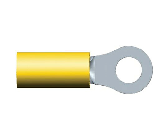 TE Connectivity 不成立 丸形圧着端子 プラスティグリップ スタッド径：M5 黄 12AWG to 10AWG 1袋（100個入） 34854 1袋(100個入) その他-医薬品・コンタクト・介護-治療機器