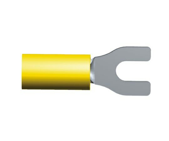 TE　Connectivity Y形圧着端子 スタッドサイズ M5 黄 2.6 → 6.6mm2 12AWG to 10AWG 1袋（50個入） 130620 1袋(50個入) 12,256円
