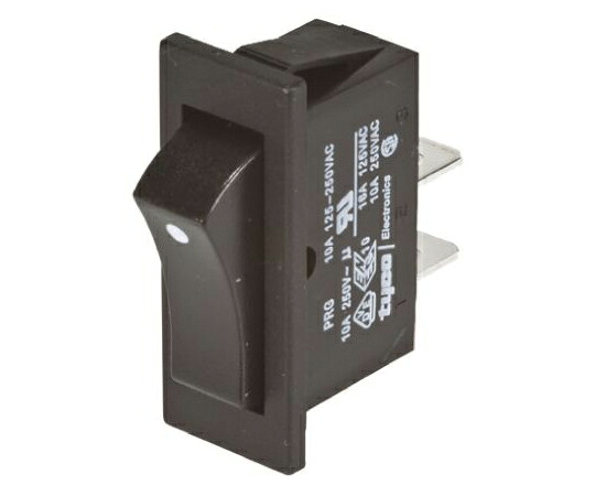 TE　Connectivity ロッカースイッチ 黒 1セット（50個入） 1634202-2 1セット(50個入)