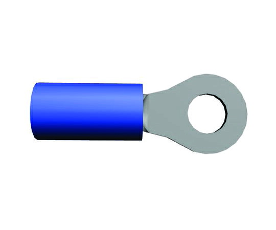 TE　Connectivity 絶縁 丸形圧着端子 PIDGシリーズ 内径：4.34mm スタッド径：M4 （#8） 青 16AWG 1箱（1000個入） 320565 1箱(1000個入)