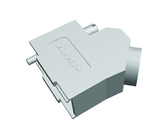 TE　Connectivity D-subコネクタ用バックシェル ADK Series シリーズ アングル 9 極 亜鉛 シルバー 1袋（5個入） 5-1478763-1 1袋(5個入)