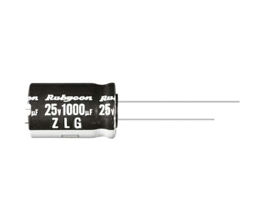 Ruby-con 電解コンデンサ 100μF 25V dc 1箱（2000個入） 25ZLG100MEFC6.3X11 1箱(2000個入)