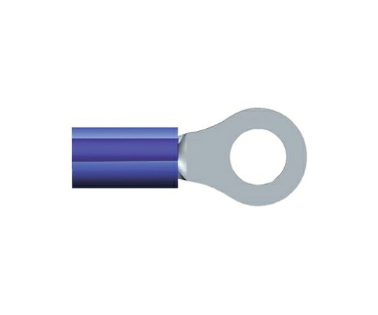 TE Connectivity 絶縁 丸形圧着端子 PIDGシリーズ スタッド径：M4 青 16AWG to 14AWG 1箱（1000個入） 1-51864-0 1箱(1000個入)