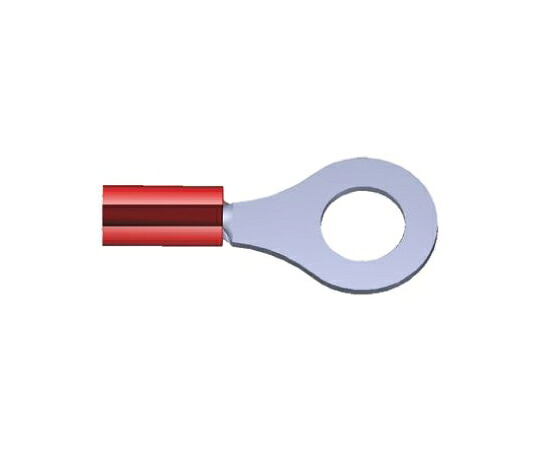 TE Connectivity 絶縁 丸形圧着端子 PIDGシリーズ 内径：6.73mm スタッド径：M6 （1/4） 赤 22AWG 1箱（1000個入） 2-320571-4 1箱(1000個入)