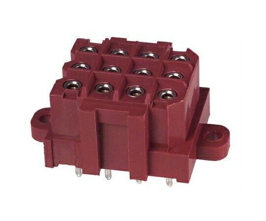 TE　Connectivity 基板接続用ソケット Metrimate シリーズ 5mm 12 極 3 列 ストレート スルーホール 1セット（55個入） 207528-9 1セット(55個入)