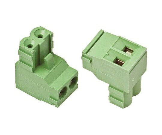 TE　Connectivity 基板用端子台 Buchananシリーズ 5mmピッチ 1列 2極 緑 1箱（300個入） 282805-2 1箱(300個入)