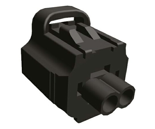 TE　Connectivity 自動車用コネクタ ECONOSEAL J Mk IIシリーズ 2極 オス 黒 ケーブルマウント 1袋（100個入） 2822365-1 1袋(100個入)