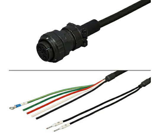 ダイヤトレンド オムロン対応ブレーキ付き動力ケーブル DSVPWOM-CA1CB 可動（シールド付）40m DSVPWOM-CA1CB-040-E 1本