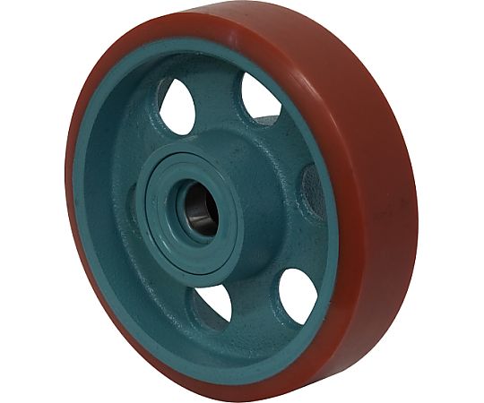 岡本工機 ダクタイル製芯金拷問台 BU（ウレタン・ベアリング入り口・入口）180粍 BU180 1個