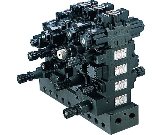 不二越 油圧モジュラーバルブMOB03ベースブロック 連数3 MOB-03X-B3-J30 1個
