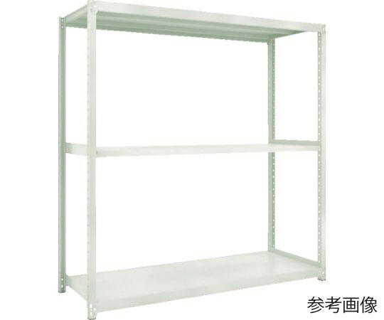 トラスコ中山 スチールラック M2型軽中量棚 860X880XH1800 3段 単体 M2-6393 1セット