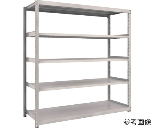 トラスコ中山 スチールラック M2型軽中量棚 1760×880×H1800 5段 単体 M2-6695 1セット
