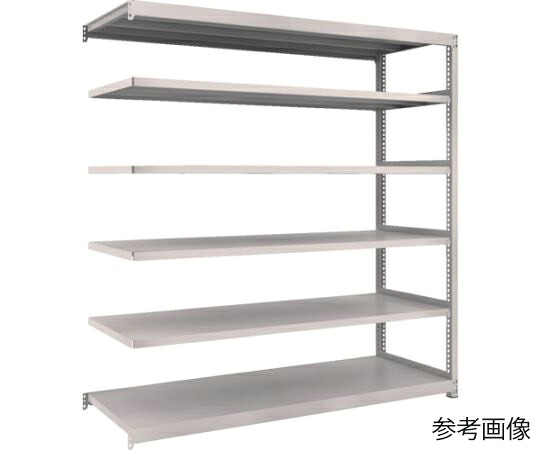 トラスコ中山 スチールラック M2型軽中量棚 1760×880×H1800 6段 連結 M2-6696B 1セット