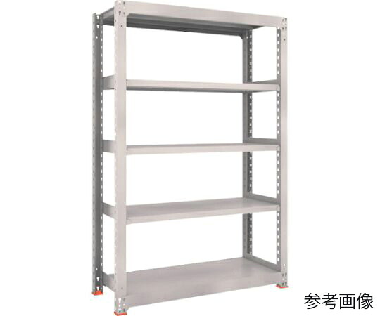 トラスコ中山 M3型中量棚 900X471XH1200 7段 単体 免震樹脂ベース付 M3-4357SFC 1セット