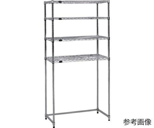 トラスコ中山 スチール製メッシュラック下段開放型 W905XD609XH1838 棚板4枚 TME-SB-6364 1台 30,871円